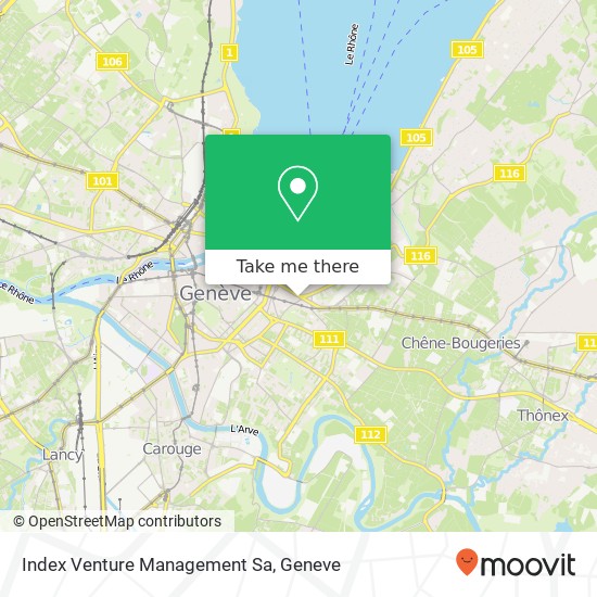 Index Venture Management Sa map