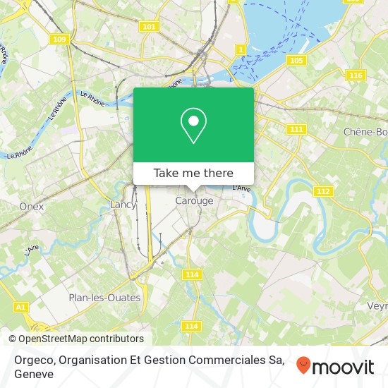 Orgeco, Organisation Et Gestion Commerciales Sa map