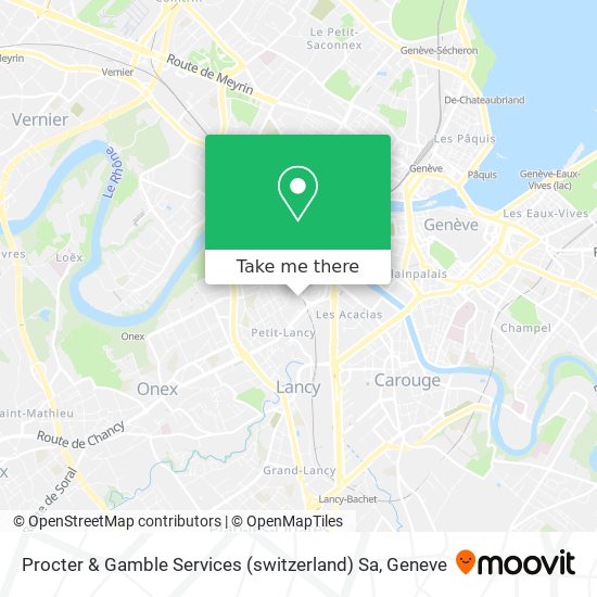 Procter & Gamble Services (switzerland) Sa map