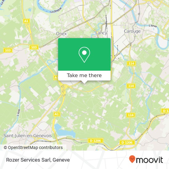 Rozer Services Sarl map