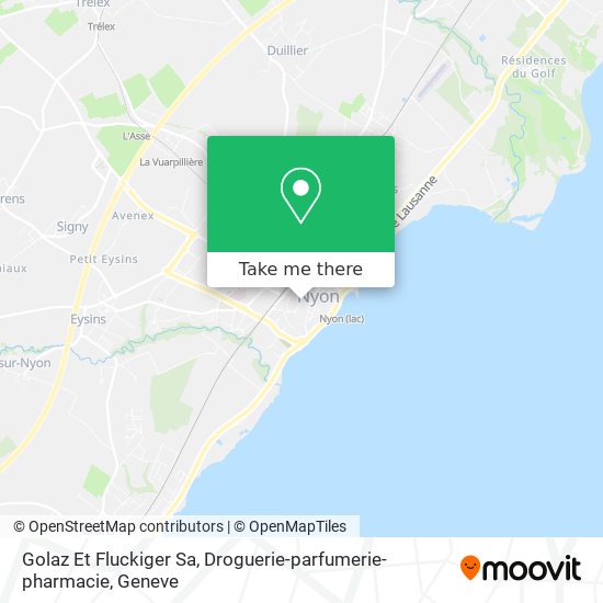 Golaz Et Fluckiger Sa, Droguerie-parfumerie-pharmacie map