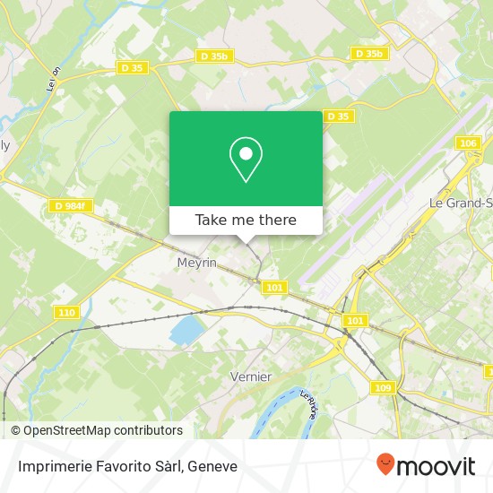 Imprimerie Favorito Sàrl map