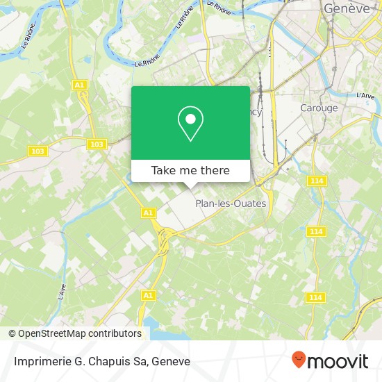 Imprimerie G. Chapuis Sa map