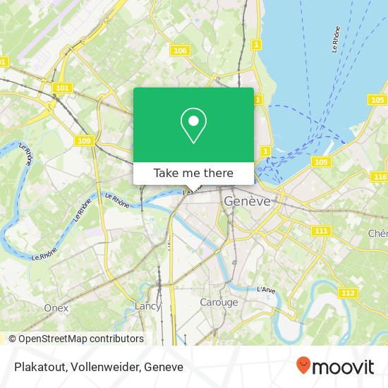 Plakatout, Vollenweider map