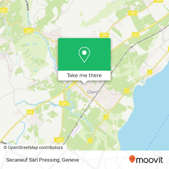 Secaneuf Sàrl Pressing map