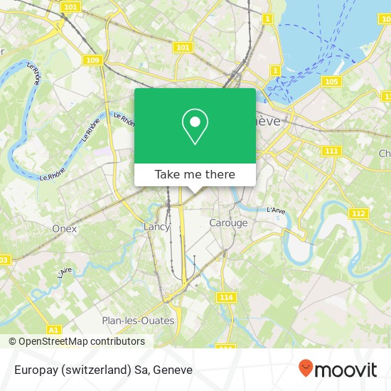 Europay (switzerland) Sa map