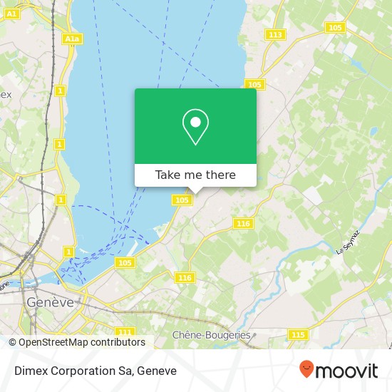 Dimex Corporation Sa map