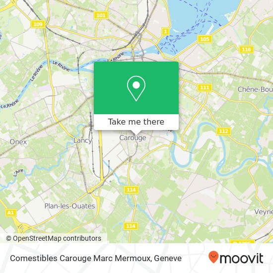 Comestibles Carouge Marc Mermoux map