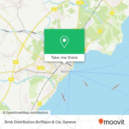 Bmb Distribution Boffejon & Cie map