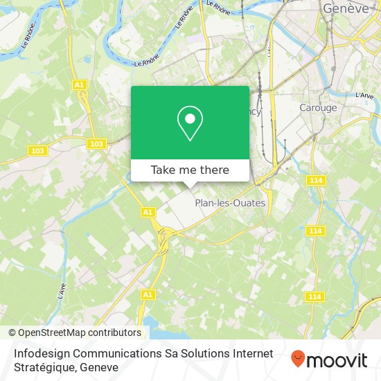 Infodesign Communications Sa Solutions Internet Stratégique map