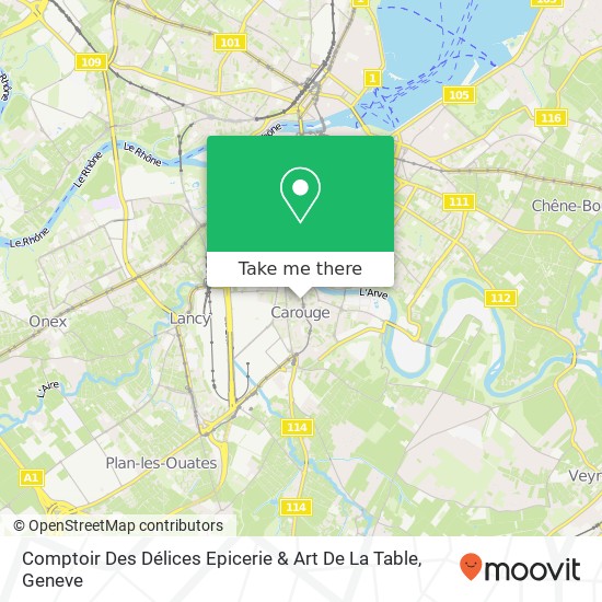 Comptoir Des Délices Epicerie & Art De La Table map