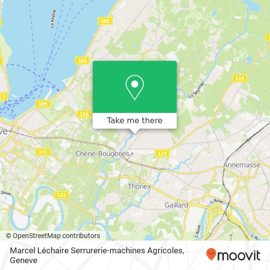 Marcel Léchaire Serrurerie-machines Agricoles map