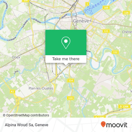 Alpina Woud Sa map