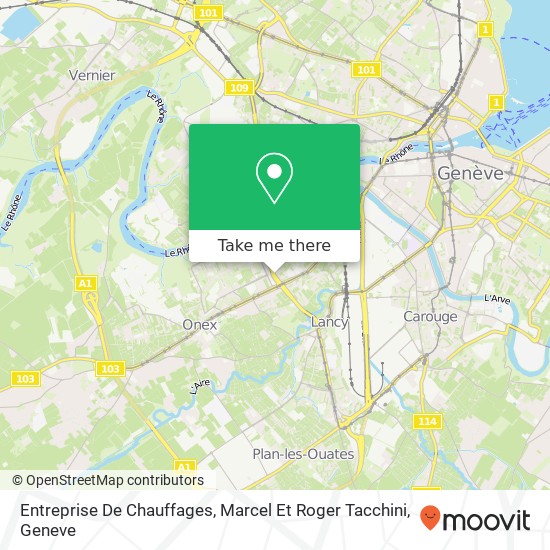 Entreprise De Chauffages, Marcel Et Roger Tacchini map