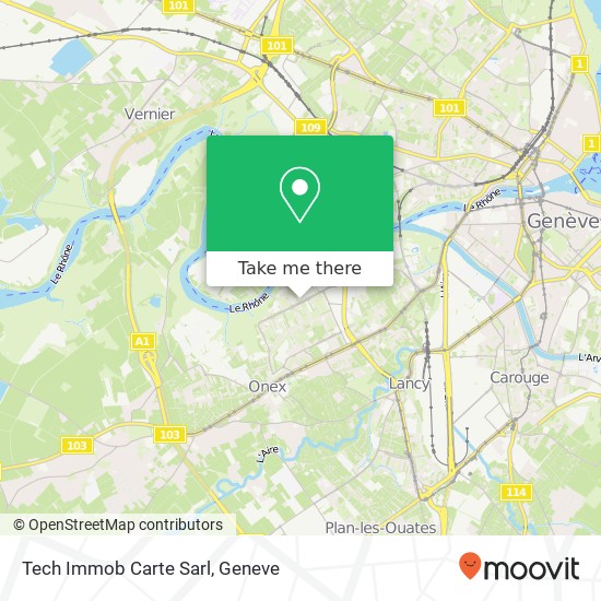 Tech Immob Carte Sarl map