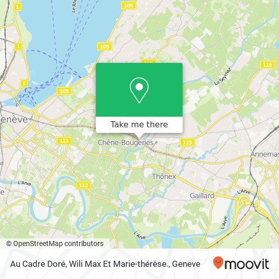 Au Cadre Doré, Wili Max Et Marie-thérèse. map