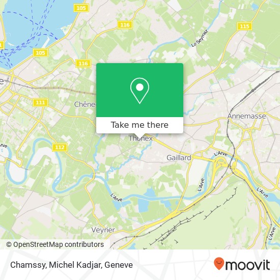 Chamssy, Michel Kadjar map