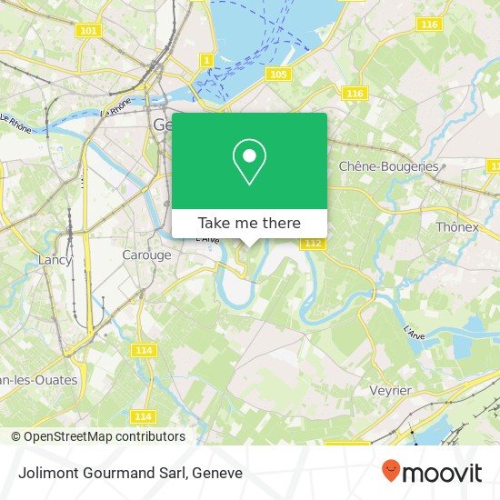 Jolimont Gourmand Sarl map