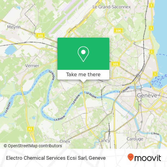 Electro Chemical Services Ecsi Sarl Karte