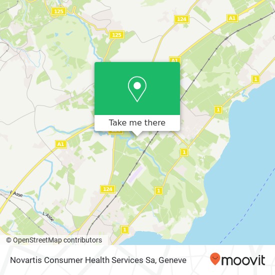 Novartis Consumer Health Services Sa map