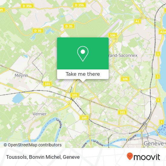 Toussols, Bonvin Michel map