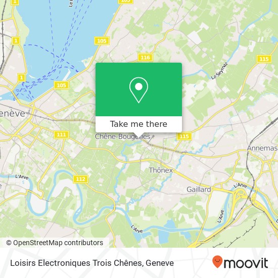 Loisirs Electroniques Trois Chênes map