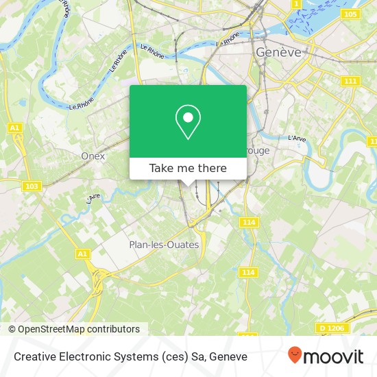 Creative Electronic Systems (ces) Sa map