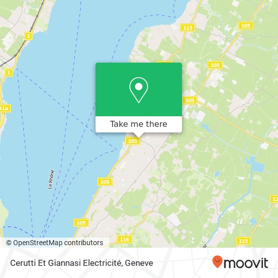 Cerutti Et Giannasi Electricité map
