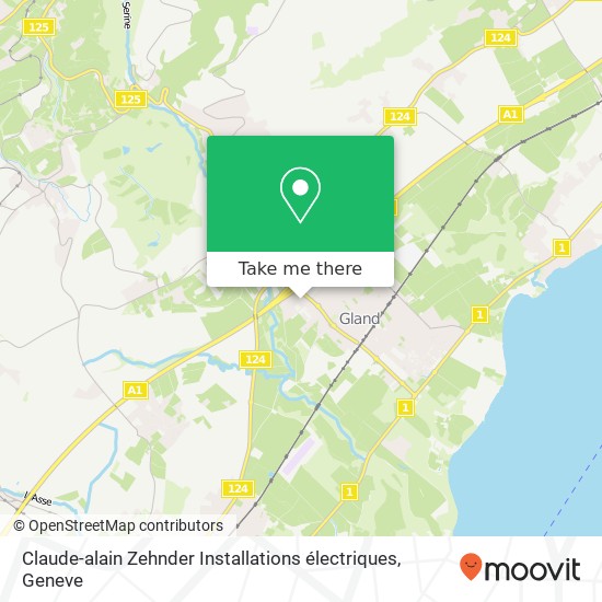 Claude-alain Zehnder Installations électriques map