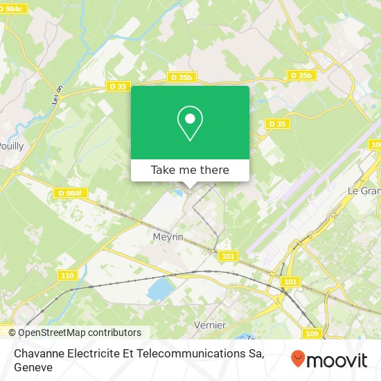 Chavanne Electricite Et Telecommunications Sa Karte
