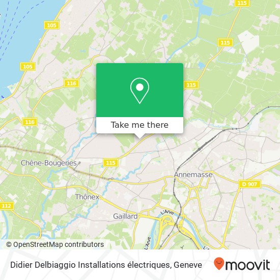 Didier Delbiaggio Installations électriques map