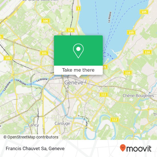Francis Chauvet Sa map