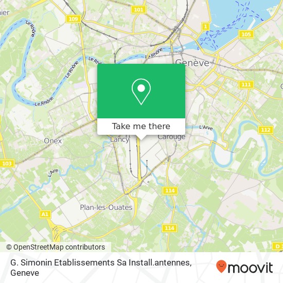 G. Simonin Etablissements Sa Install.antennes map