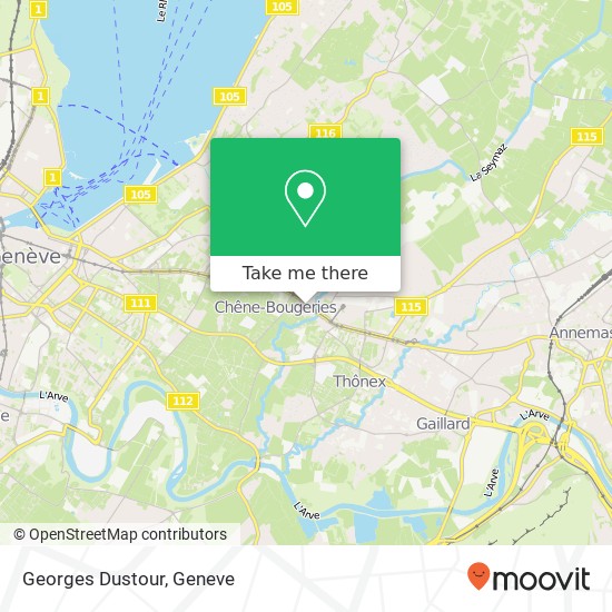 Georges Dustour map