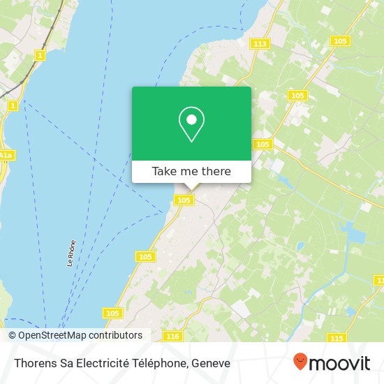 Thorens Sa Electricité Téléphone map
