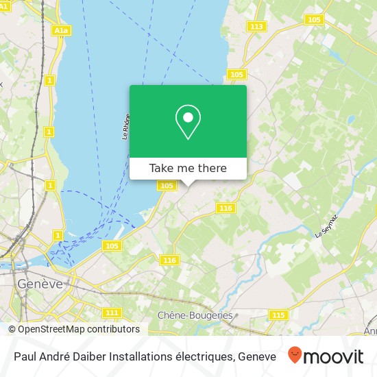 Paul André Daiber Installations électriques Karte