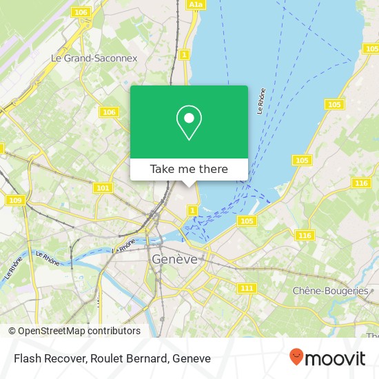 Flash Recover, Roulet Bernard map