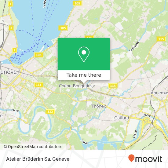 Atelier Brüderlin Sa map