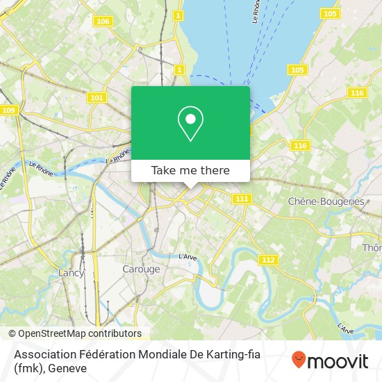 Association Fédération Mondiale De Karting-fia (fmk) map