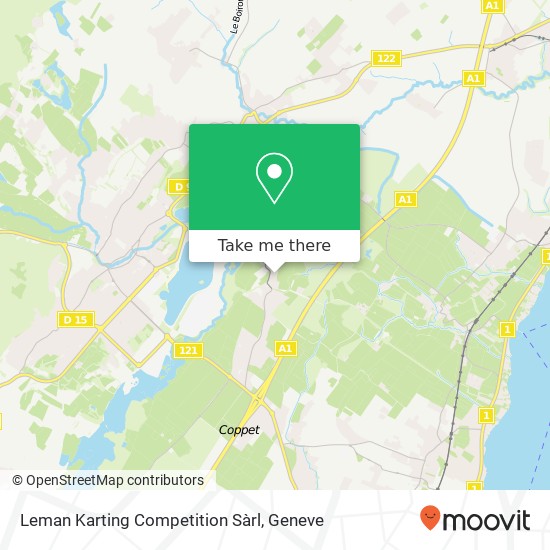 Leman Karting Competition Sàrl map