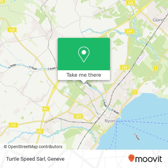 Turtle Speed Sàrl map