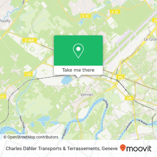 Charles Dähler Transports & Terrassements map