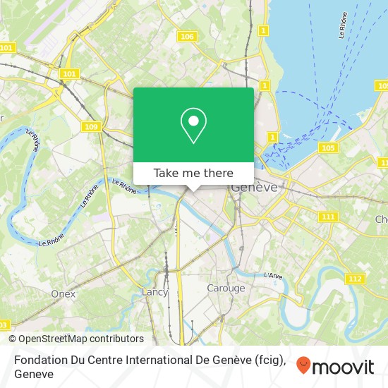 Fondation Du Centre International De Genève (fcig) map