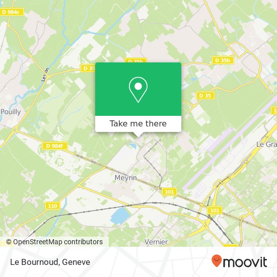Le Bournoud map