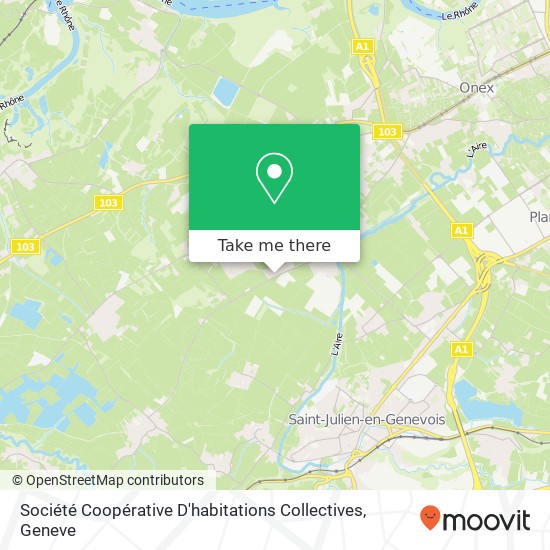 Société Coopérative D'habitations Collectives Karte