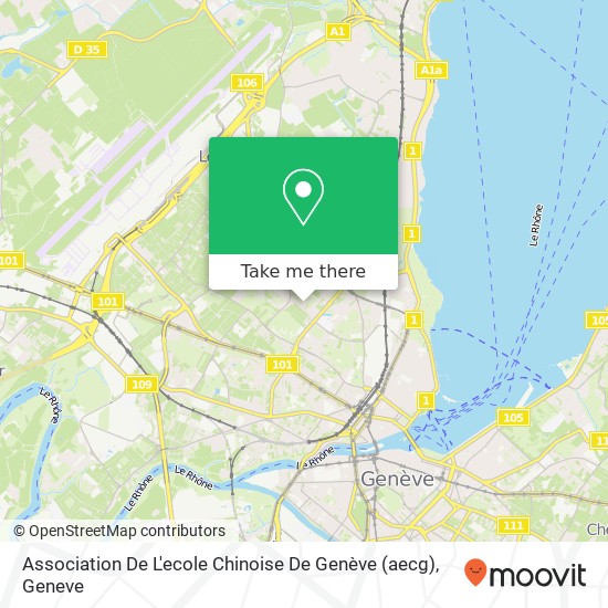 Association De L'ecole Chinoise De Genève (aecg) map