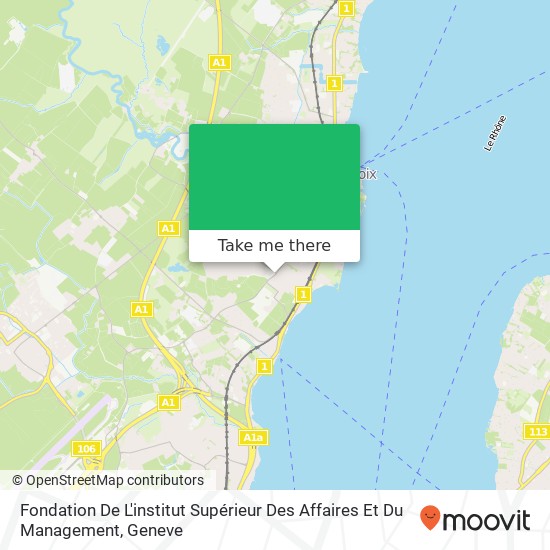 Fondation De L'institut Supérieur Des Affaires Et Du Management map