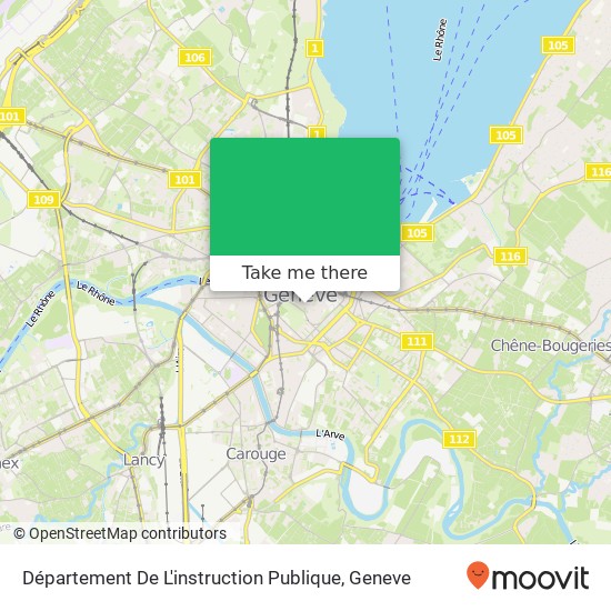 Département De L'instruction Publique map