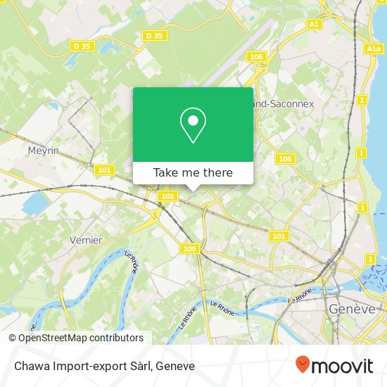 Chawa Import-export Sàrl map