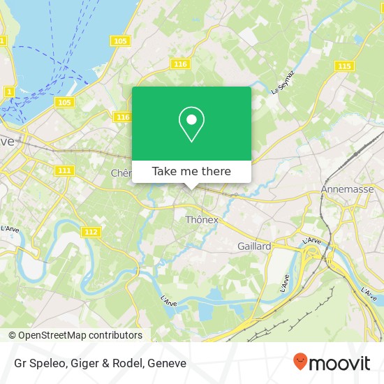 Gr Speleo, Giger & Rodel map